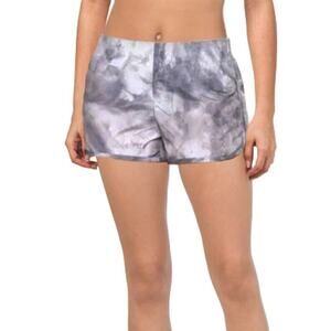 New RBX Womens Microfiber Moisture Wicking Built-In Briefs Running Active Shorts
